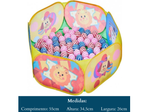 BARRACA FANTASTICO CIRCO 100 BOLAS