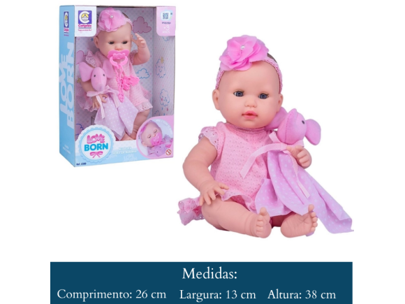 BONECA LOVE  BORN  HORA  DA  NANINHA  2380