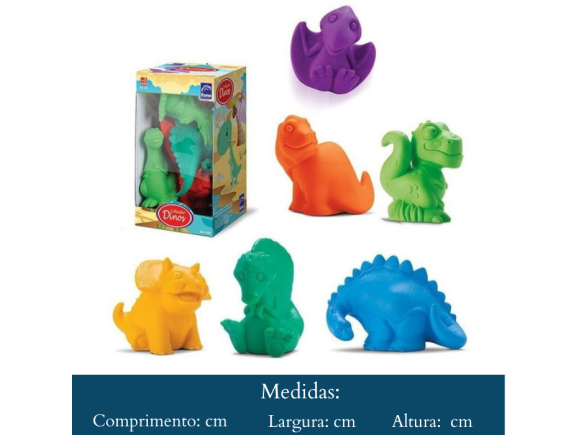 COLECAO  DINOS  -MINIATURAS   DINOSSAUROS   VINIL  0142