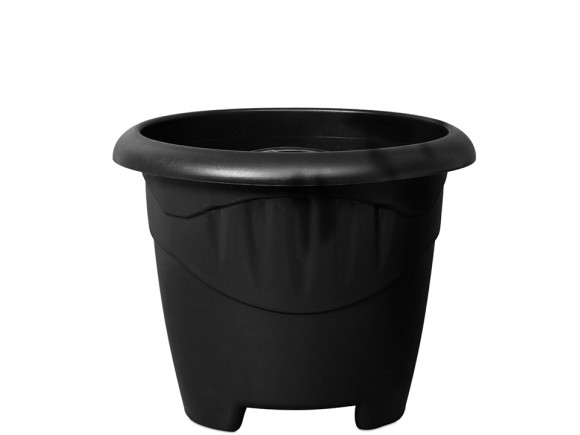 VASO  REDONDO    G  9  LITROS  PRETO  0324