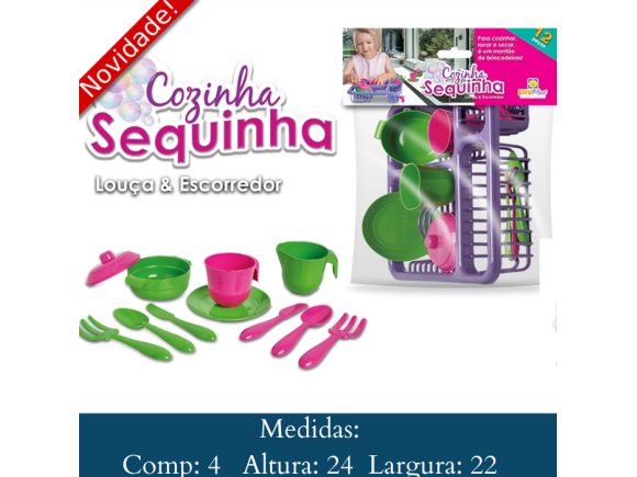  COZINHA SEQUINHA  SOLAPA   REF 118