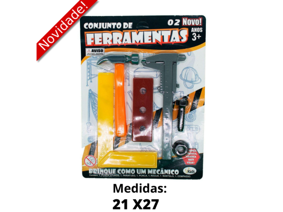  KIT FERRAMENTA  4 PCS BD25