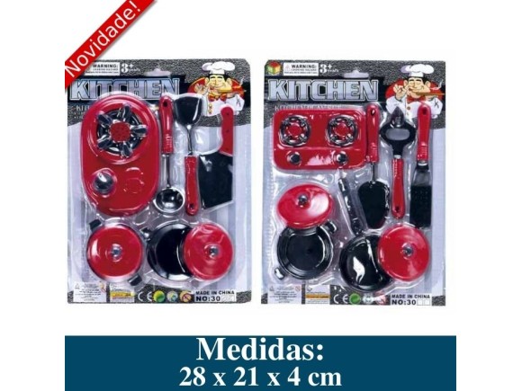 KIT  COZINHA  RED  4  MODELOS  PI3202