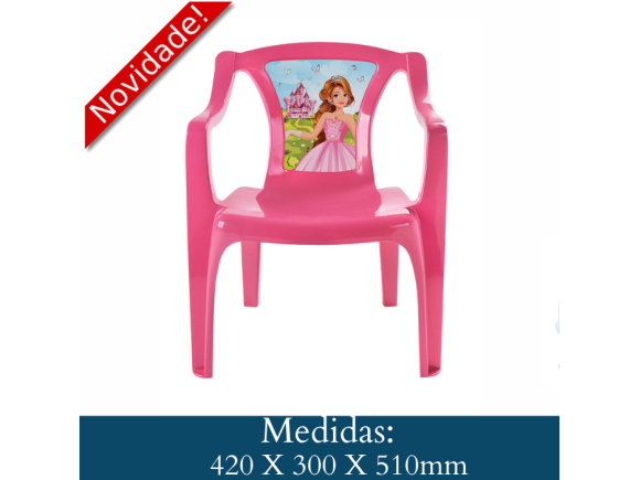 POLTRONA INFANTIL - ROSA C/ LABEL