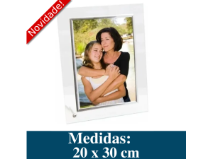 PORTA RETRATO VIDRO / LISO  20X30 CM 52812V