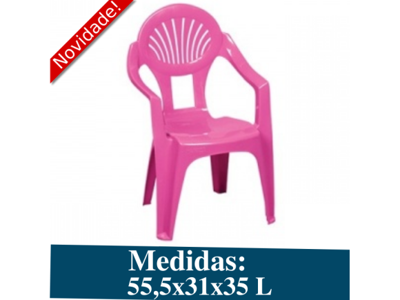 POLTRONA INFANTIL ROSA 1403