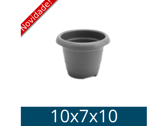 VASO   REDONDO    P 650ML    LITROS  CONCRETO  0474