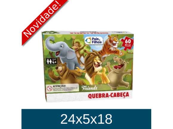 QUEBRA CABEÇA 60 PCS FRIENDS PREMIUM 2971.1