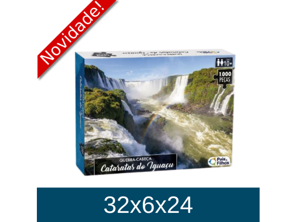 QUEBRA CABEÇA 1000 PCS- CATARATAS DO IGUAÇU PREMIUM 790775.1