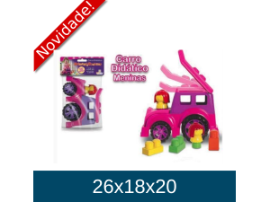 B E C CARRO DIDATICO MENINA SOLAPA 131