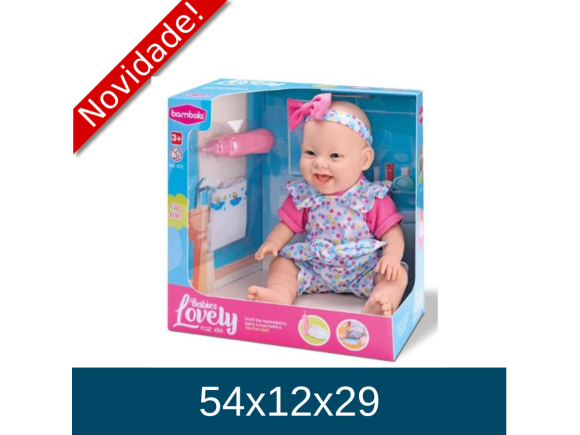 BONECA LOVELY BABIES FAZ XIXI 769