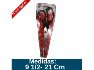 TESOURA DE  METAL COM  PONTO FINA  E CABO DE  PLASTICO BAR -60099-10