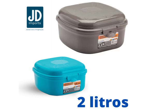 POTE CREATIVE CLICK QUADRADO G 2 LITROS 0650