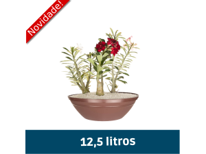 VASO TERRARIO 12,5 LITROS- CAFE 0763