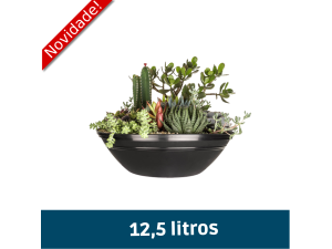VASO TERRARIO 12,5 LITROS - PRETO 0760