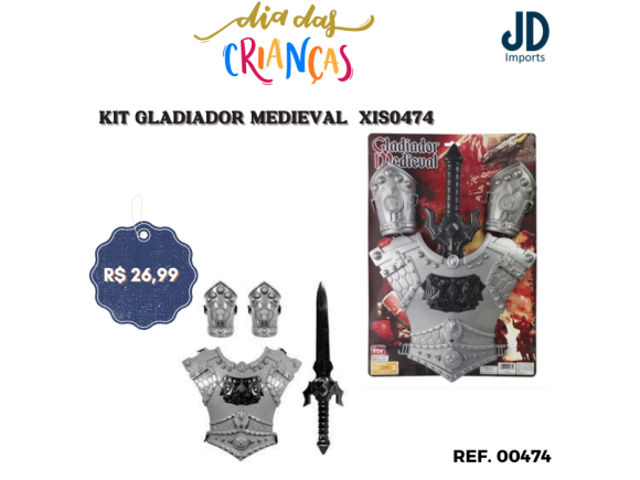 KIT GLADIADOR MEDIEVAL