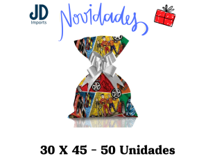 SAQUINHO P/ PRESENTE 30X45 - 50 UN. - 169 RACER TEAM