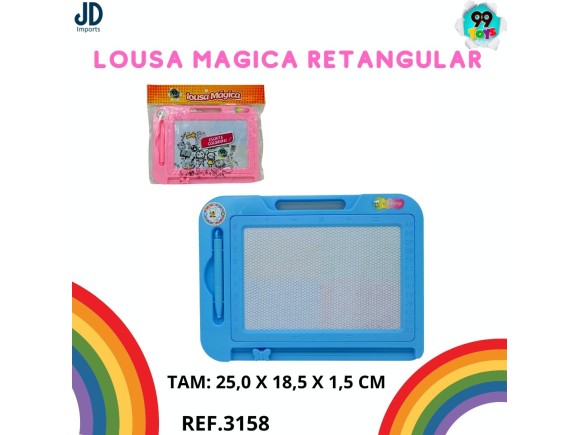 BRINQUEDO EM PLASTICO LOUSA MAGICA RETANGULAR - 191205