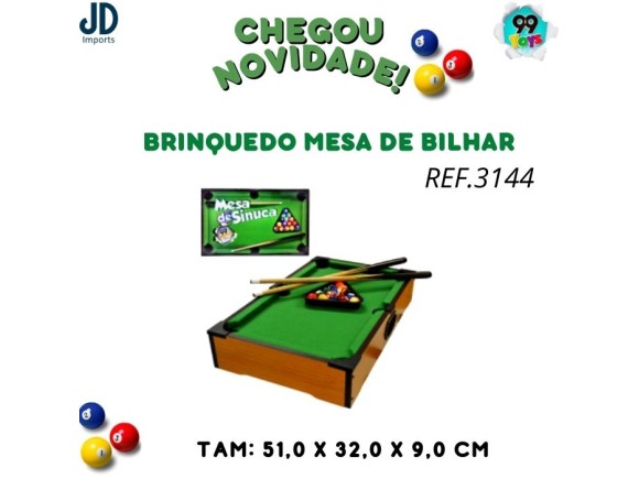 BRINQUEDO MESA DE BILHAR - 4008