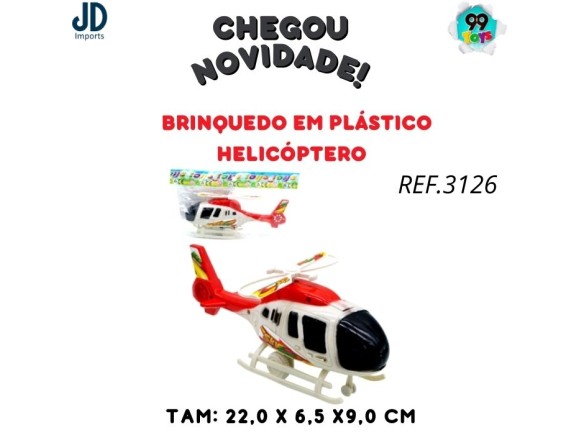 BRINQUEDO EM PLASTICO HELICOPTERO -190046