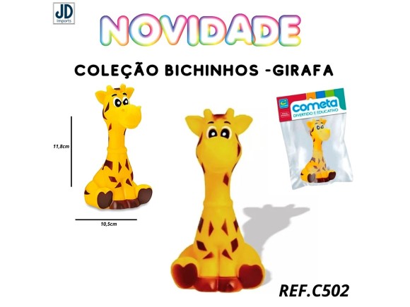 COLECAO BICHINHOS - GIRAFA EM VINIL 502