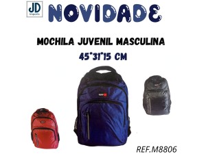 MOCHILA JUVENIL MASCULINA 45*31*15CM MM9110