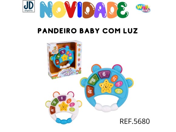 PANDEIRO BABY COM LUZ  WB5680