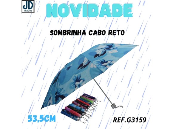 GUARDA CHUVA DE CABO HASTE 53,5 CM REF. G3154N